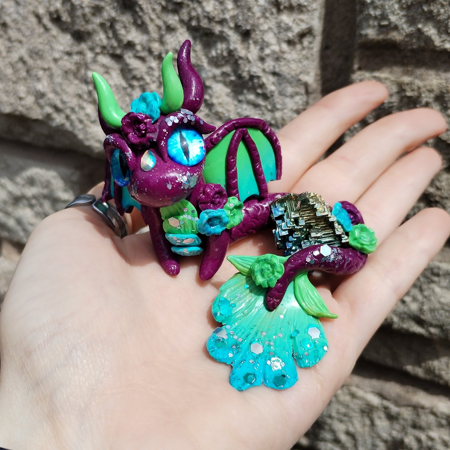 Bismuth Crystal Dragon