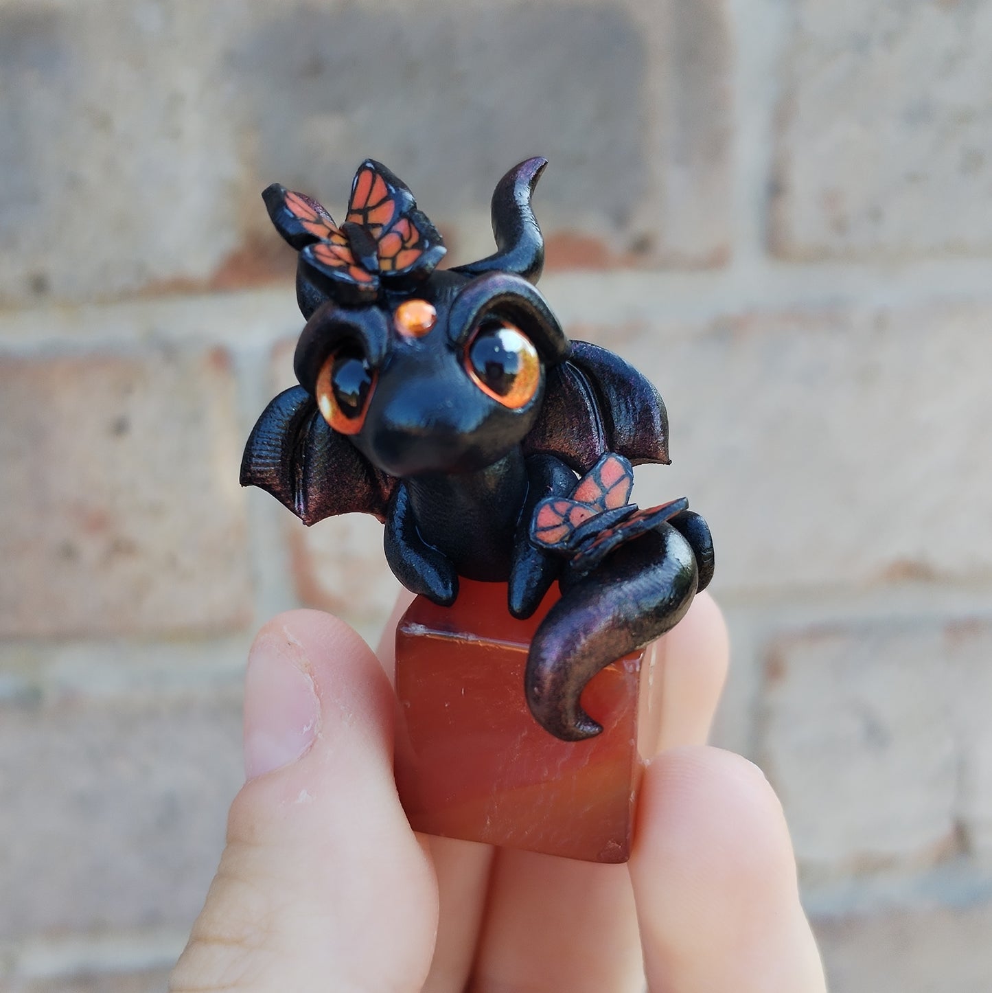 Carnelian Crystal Dragon