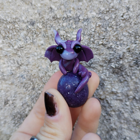 Lepidolite Egg Crystal Dragon