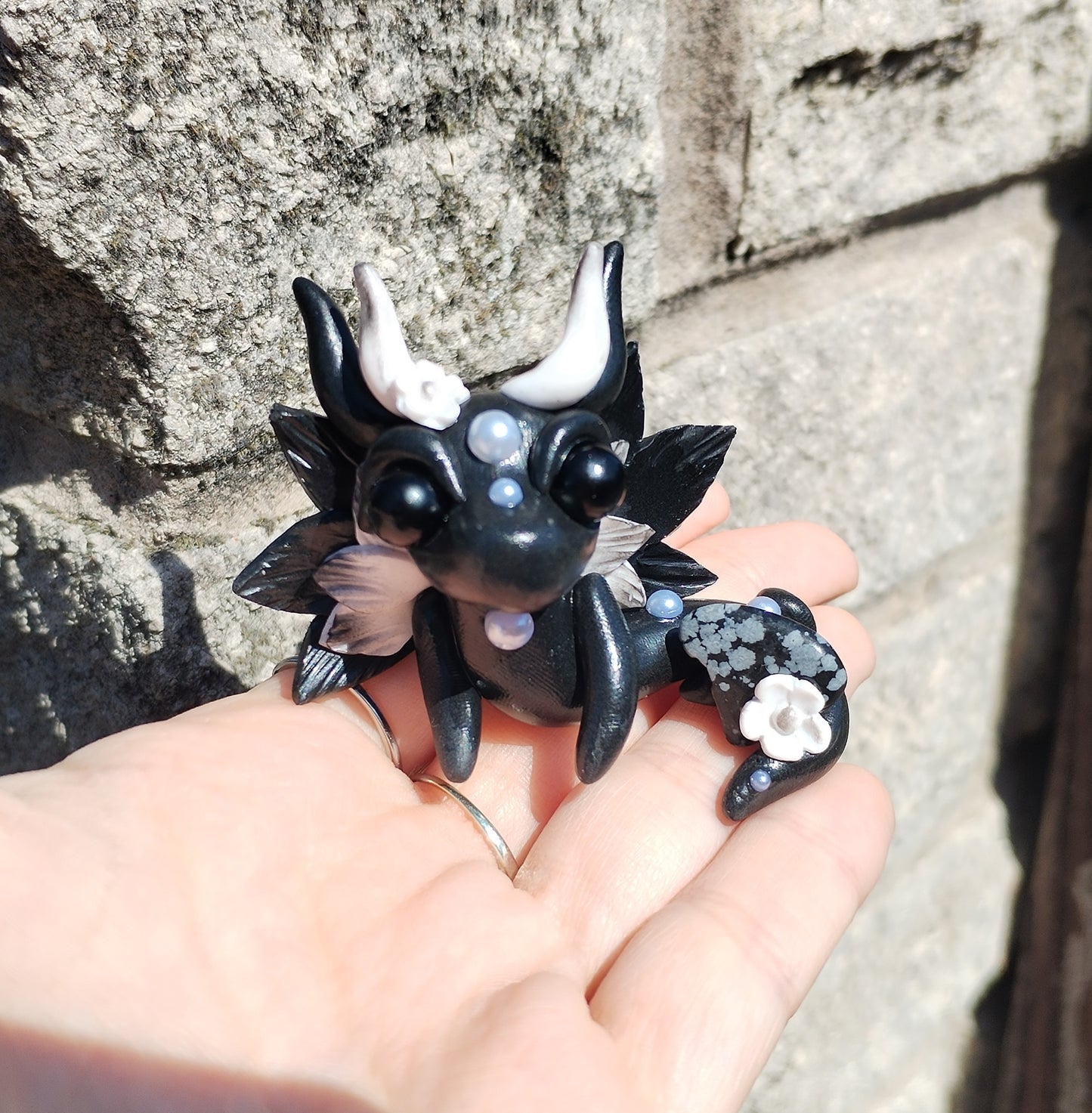 Dalmation Jasper Crystal Dragon