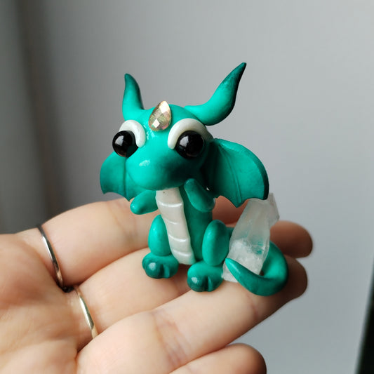 Clear Quartz Crystal Dragon