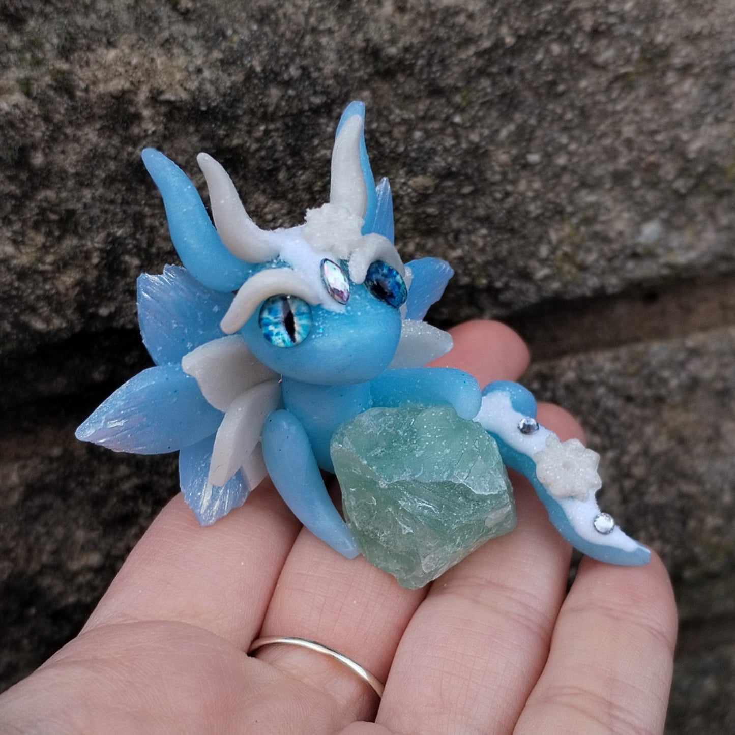 Flourite Crystal Dragon