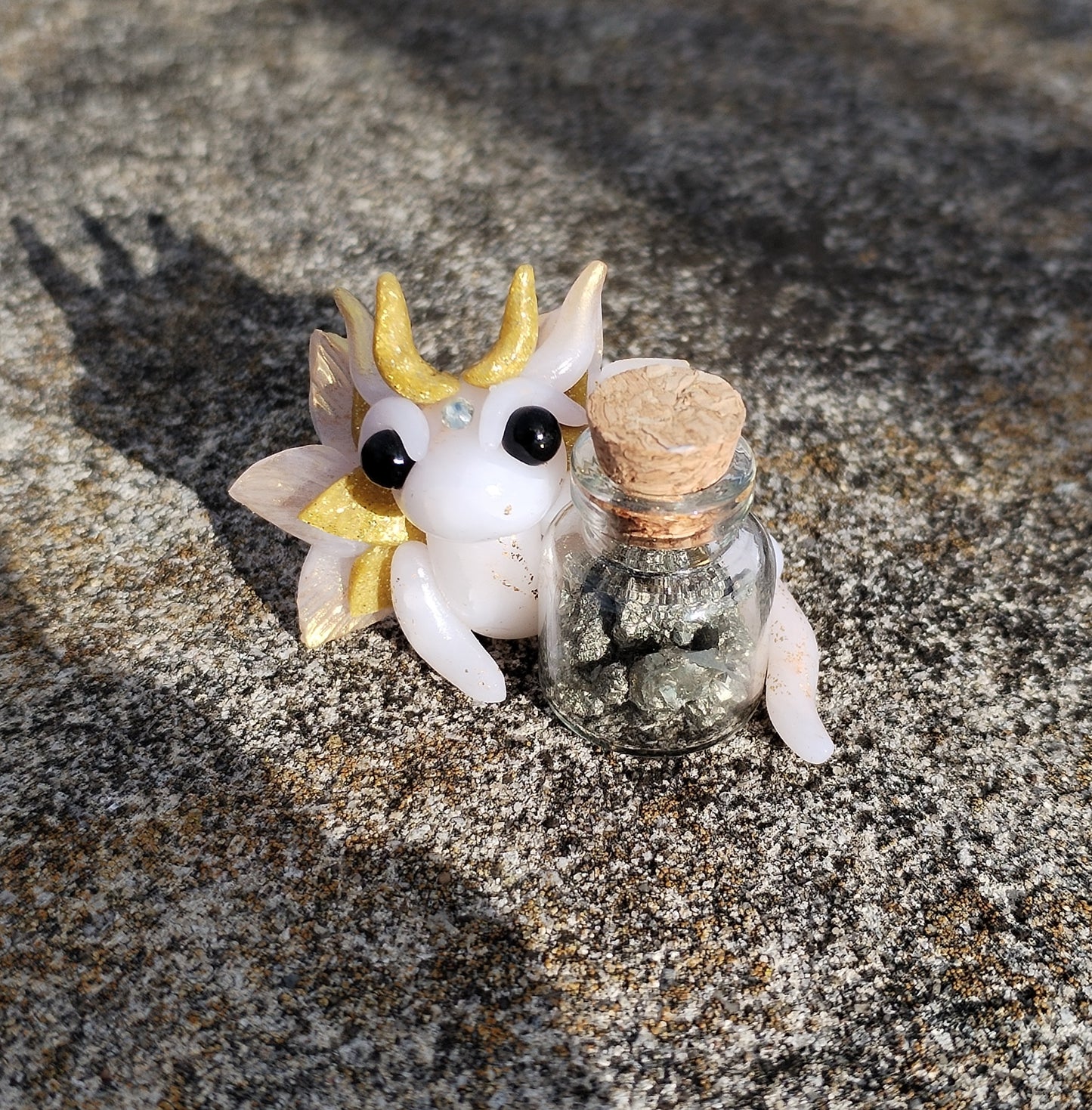 Pyrite Crystal Dragon