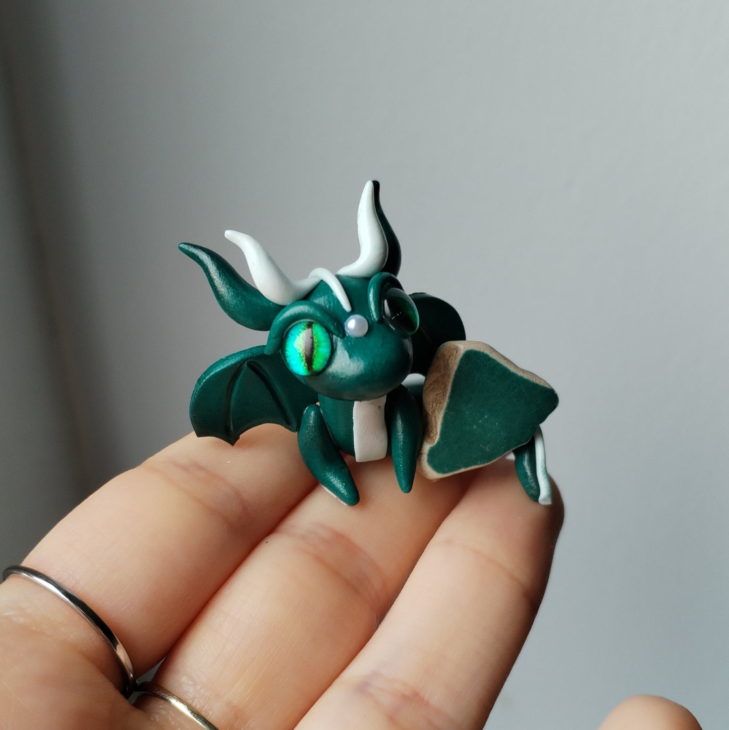 Sea Pottery Crystal Dragon