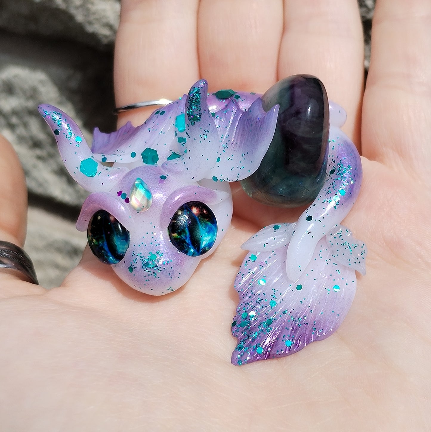 Flourite Crystal Dragon