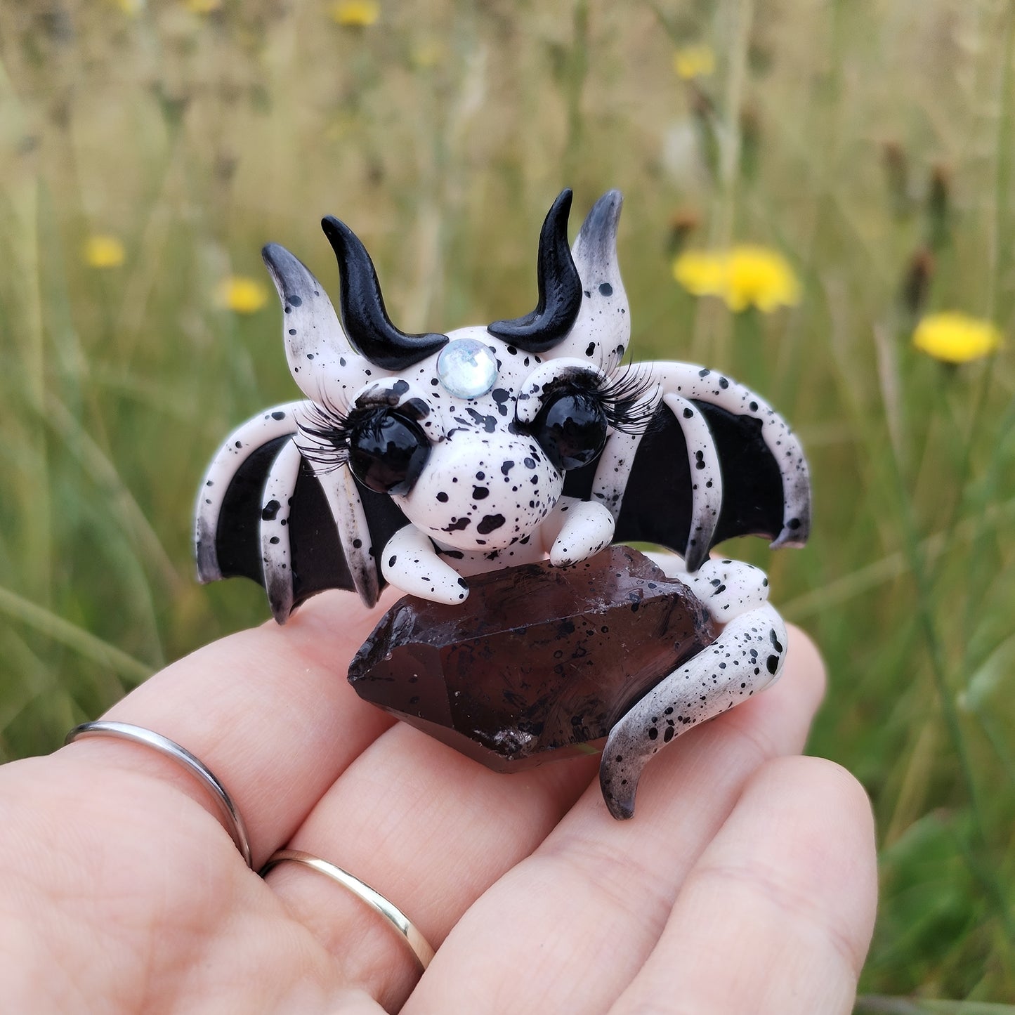 Smokey Quartz Crystal Dragon